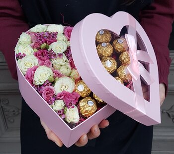 ​Ziedi un Ferrero rocher konfektes