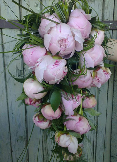 Bridal bouquet by Rīgas Ziedi florists